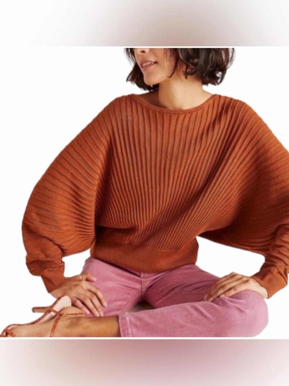 Anthropologie Karla Boat Neck Sweater, Size Small